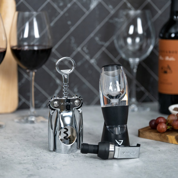 Vinturi Wine Tool Set Bundle with Red Wine Aerator, Winged Wine